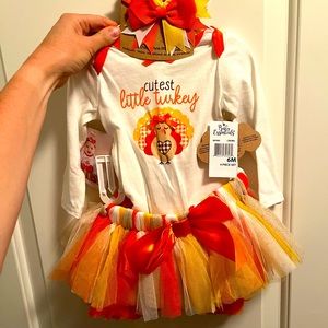 baby girl thanksgiving 6 month outfit. New with tags.